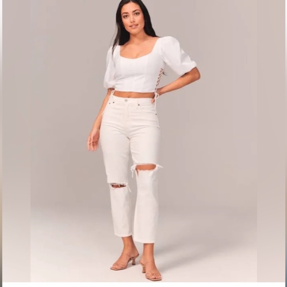Abercrombie Curve Love Mom Jean